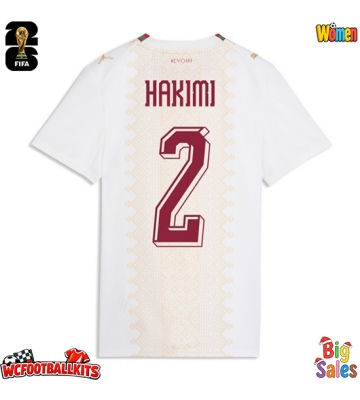 Morocco Achraf Hakimi #2 Replica Away Stadium Shirt for Women World Cup 2026 Short Sleeve